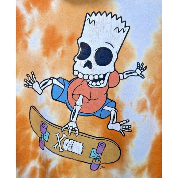 The Simpsons Orange Tie Dye Hoodie Y
outh Size: XLarge - Picture 9 of 12